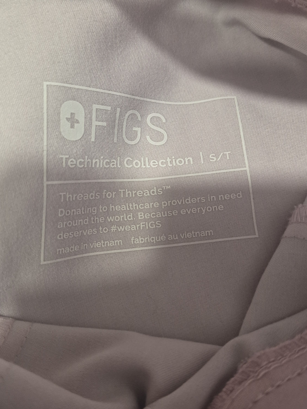 FIGS Zamora Jogger Scrub Pants Womens Small Tall S/T Pink Tie Dye Medical FIONx - Picture 11 of 14
